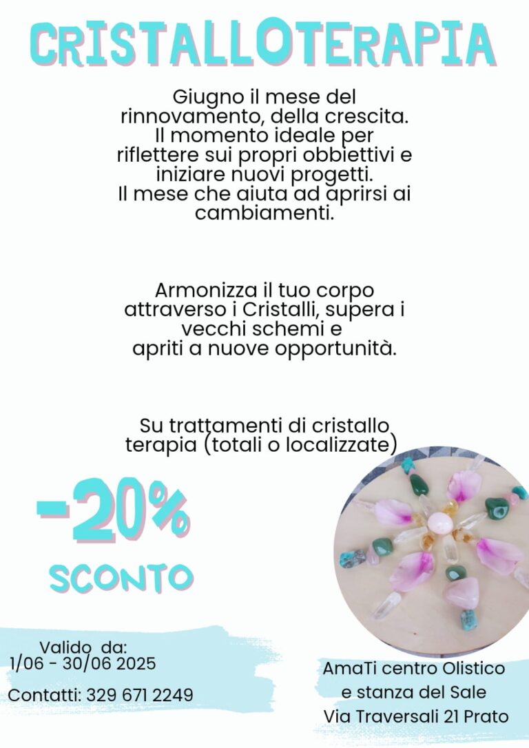 cristalloterapia amati prato