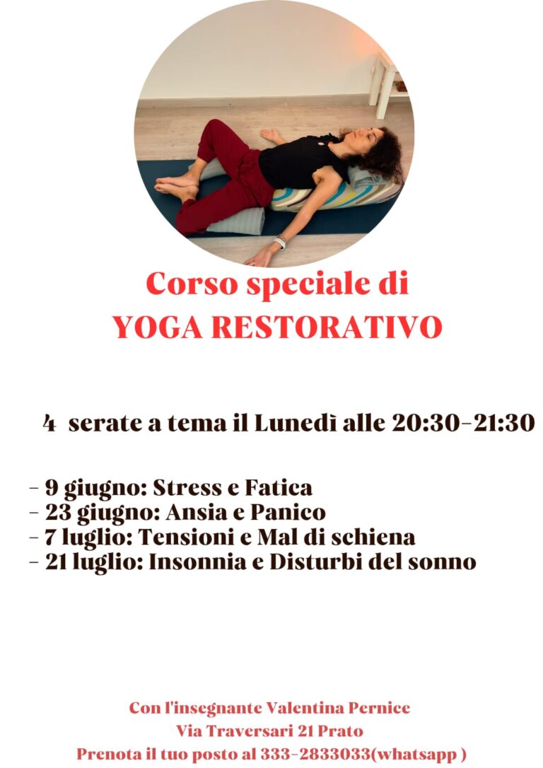 yoga restorativo amati prato